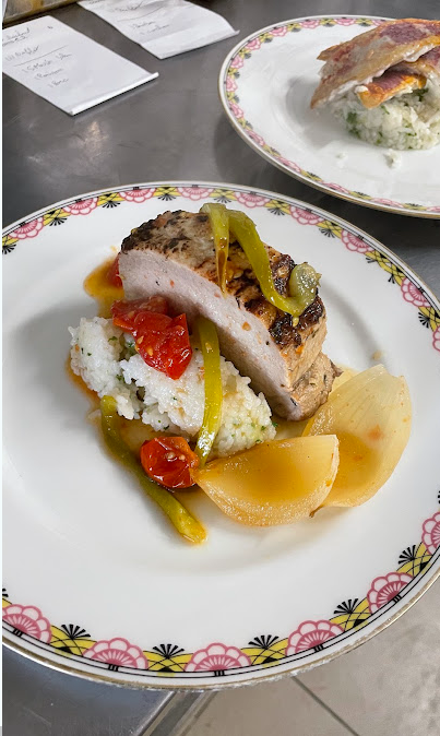 Poisson, sauce crémeuse